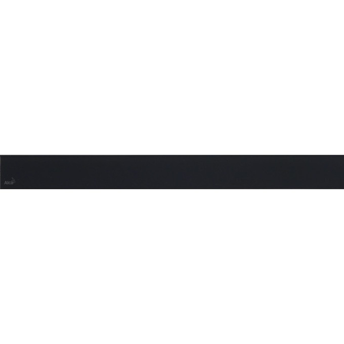 Решетка ALCAPLAST GL1204-650 для водоотводящего желоба (APZ6, APZ106) дизайн GLASS, стекло черное