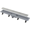 Водоотводящий желоб ALCAPLAST APZ8 SIMPLE AG100101550 с порогами для перфорированной решетки